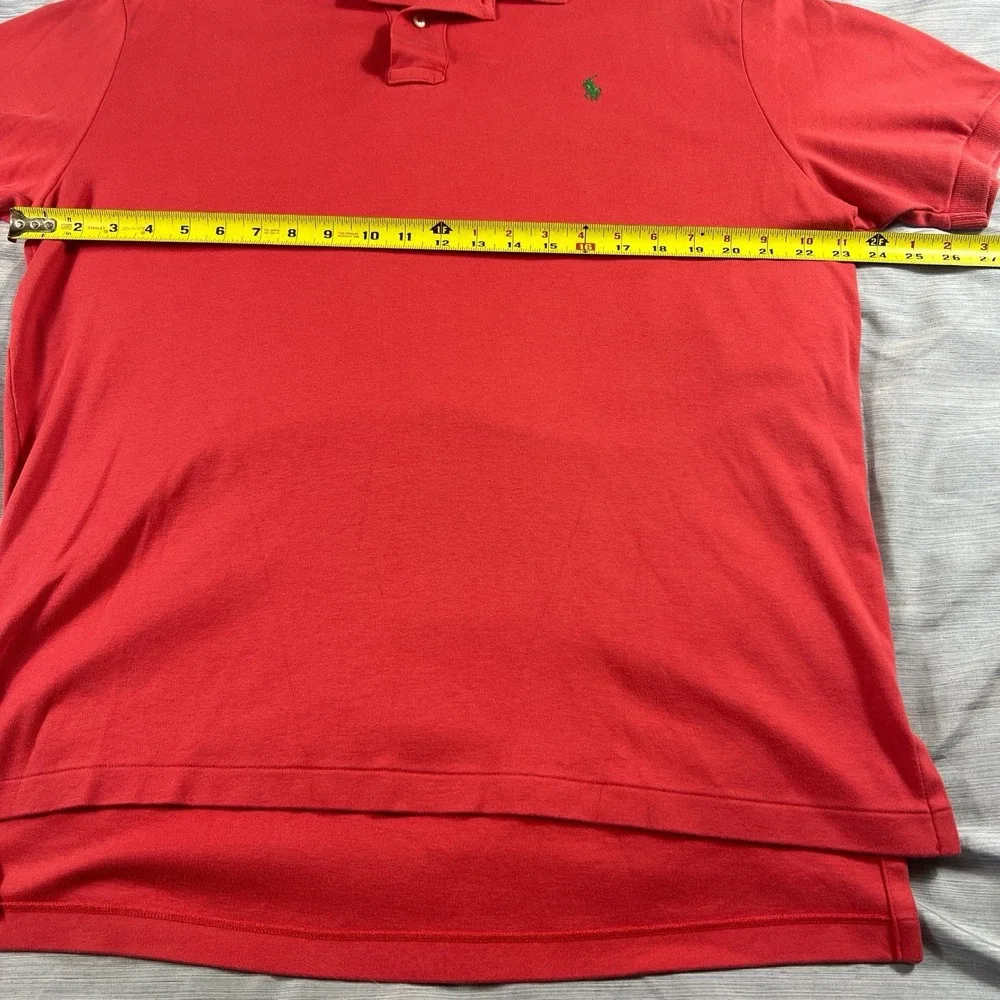 Ralph Lauren polo short Sleeve Pinkish/Red‎ Large Men's